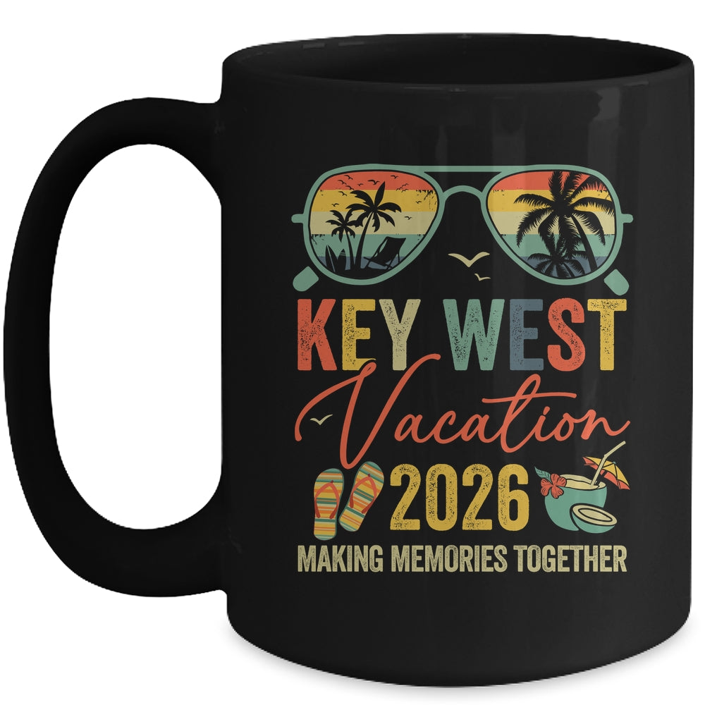 Retro Key West Vacation 2026 Memories Matching Group Trip Mug | teecentury