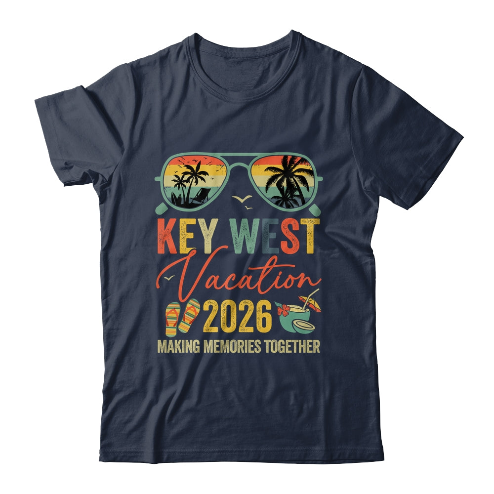 Retro Key West Vacation 2026 Memories Matching Group Trip Shirt & Tank Top | teecentury