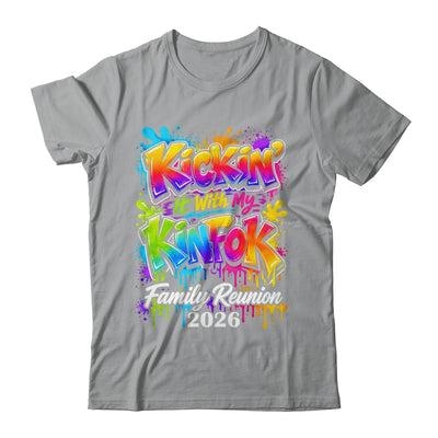 Retro Kickin It With My Kinfolk Family Reunion 2026 Matching Shirt & Tank Top | teecentury