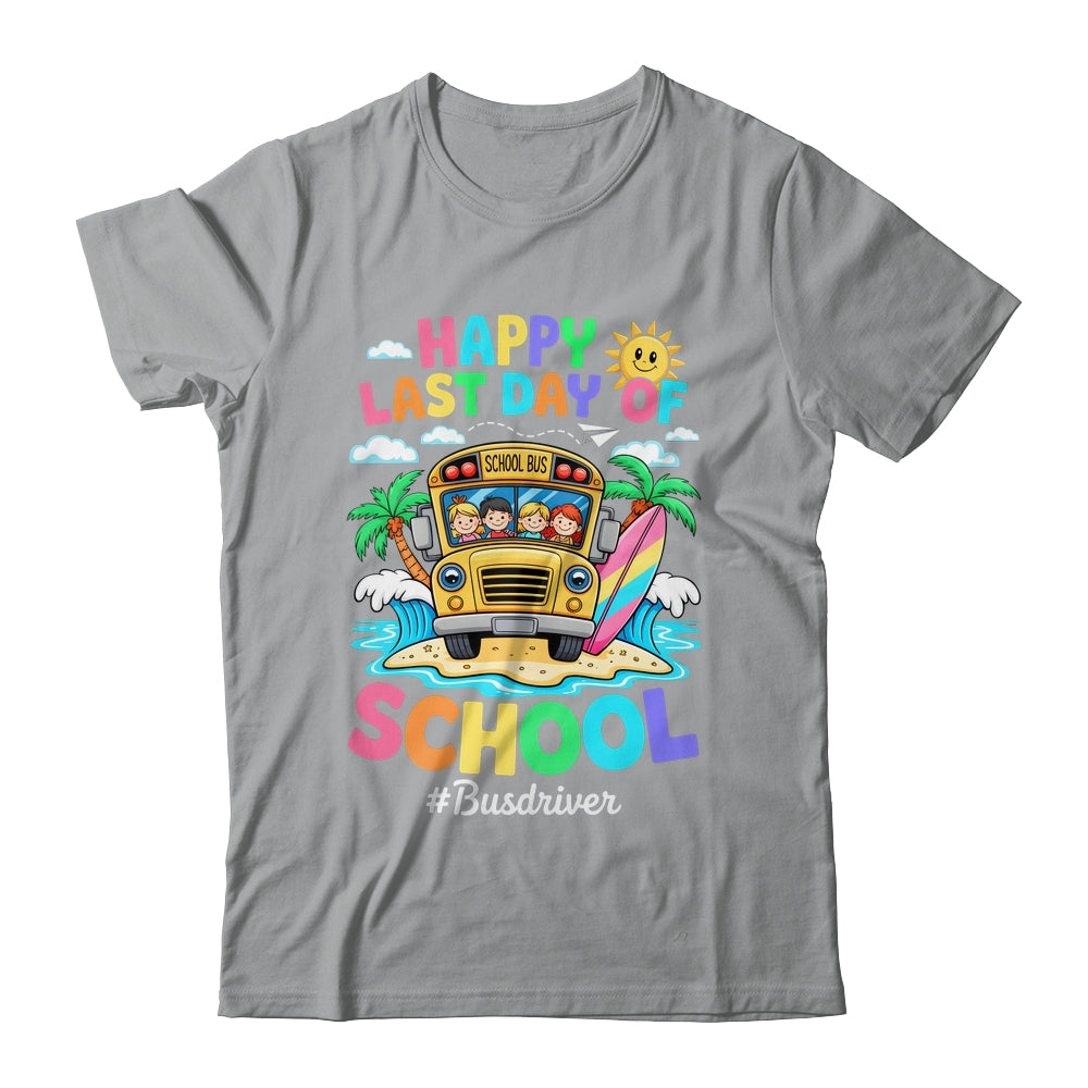 Retro Last Day Of School End Of School Bus Driver We Out Shirt & Tank Top | teecentury