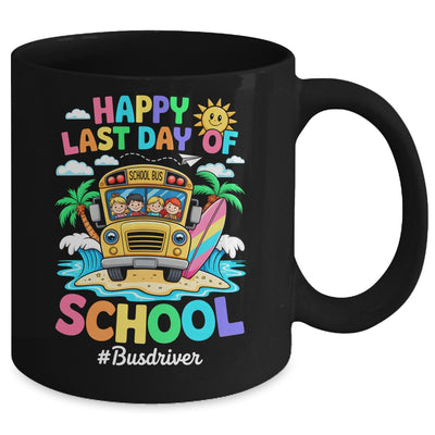 Retro Last Day Of School End Of School Bus Driver We Out Mug | teecentury