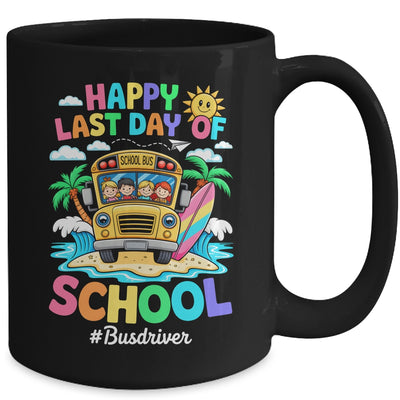 Retro Last Day Of School End Of School Bus Driver We Out Mug | teecentury
