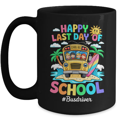 Retro Last Day Of School End Of School Bus Driver We Out Mug | teecentury