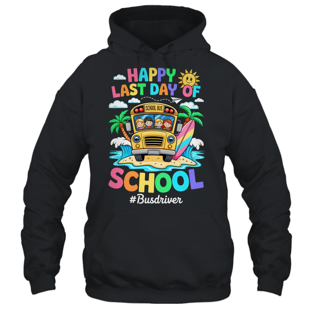Retro Last Day Of School End Of School Bus Driver We Out Shirt & Tank Top | teecentury