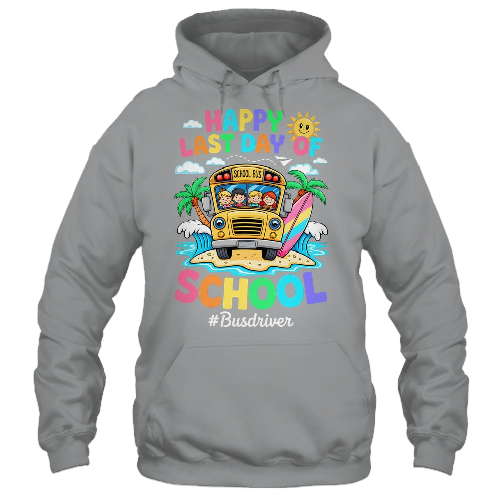 Retro Last Day Of School End Of School Bus Driver We Out Shirt & Tank Top | teecentury