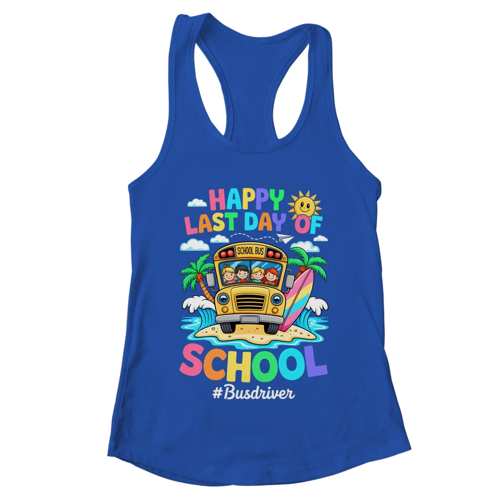 Retro Last Day Of School End Of School Bus Driver We Out Shirt & Tank Top | teecentury