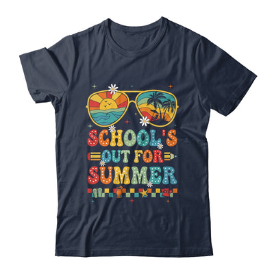 Retro Last Day Of School's Out For Summer Teacher Boys Girls Shirt & Tank Top | teecentury