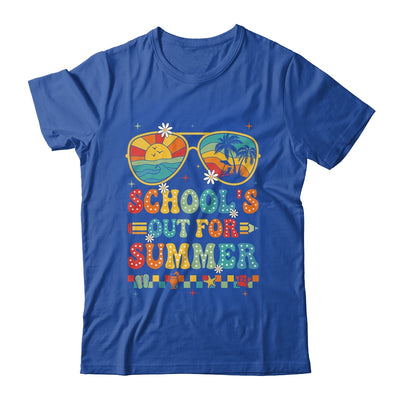 Retro Last Day Of School's Out For Summer Teacher Boys Girls Shirt & Tank Top | teecentury