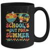 Retro Last Day Of School's Out For Summer Teacher Boys Girls Mug | teecentury