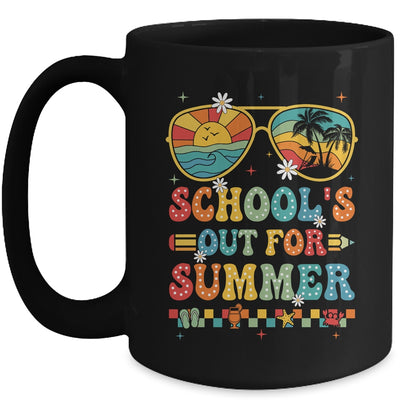Retro Last Day Of School's Out For Summer Teacher Boys Girls Mug | teecentury