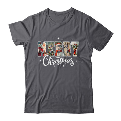 Retro Merry Christmas Vintage Santa Claus Women Girls Shirt & Sweatshirt | teecentury
