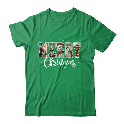 Retro Merry Christmas Vintage Santa Claus Women Girls Shirt & Sweatshirt | teecentury