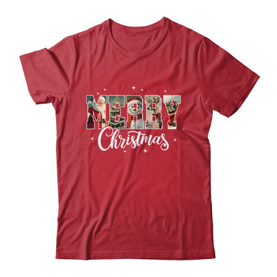 Retro Merry Christmas Vintage Santa Claus Women Girls Shirt & Sweatshirt | teecentury