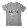 Retro Merry Christmas Vintage Santa Claus Women Girls Shirt & Sweatshirt | teecentury