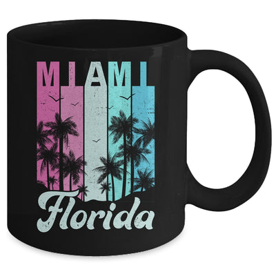 Retro Miami Florida Beach Souvenir Men Women Kids Mug | teecentury