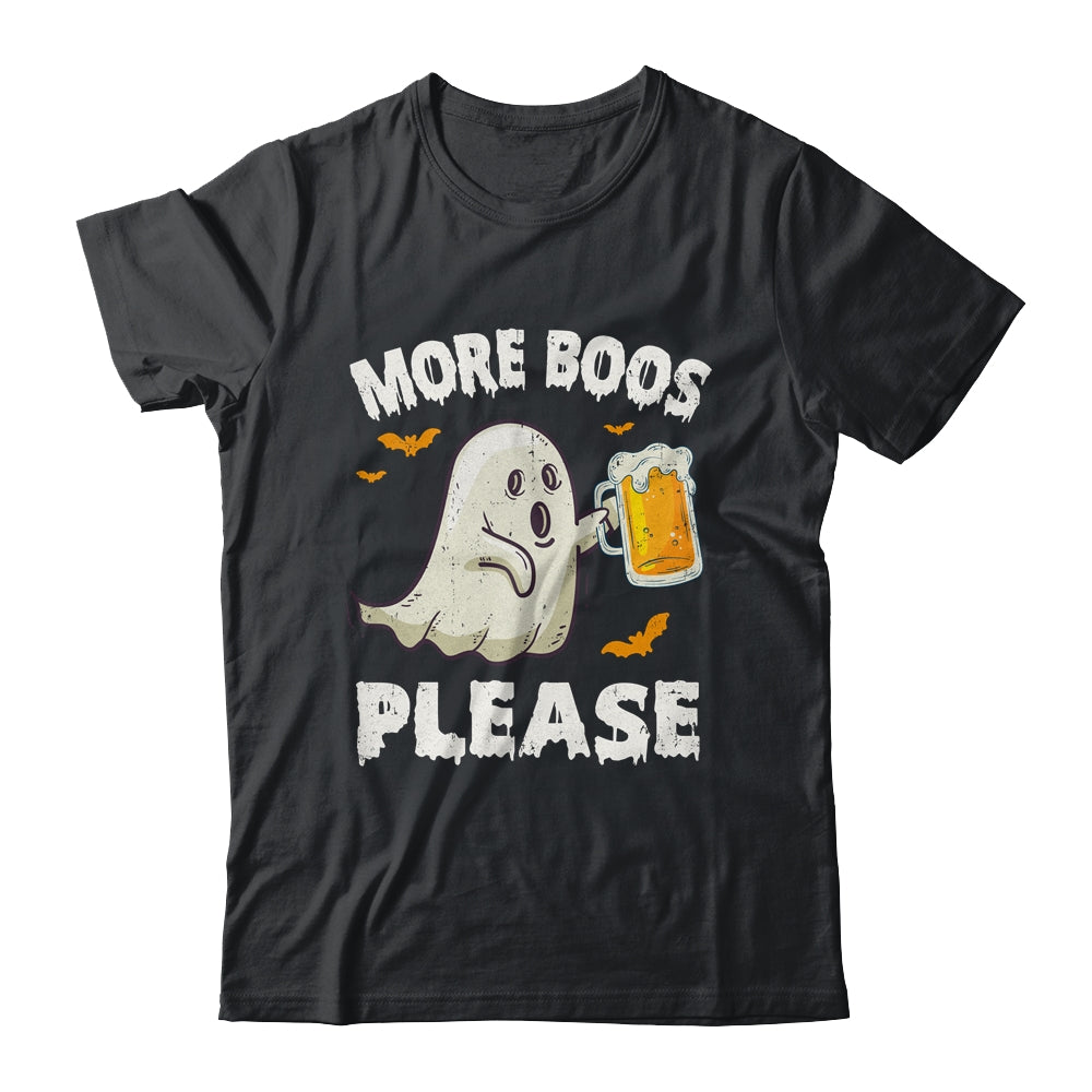 Retro More Boos Please Ghost Beer Halloween Costume Men Shirt & Hoodie | teecentury