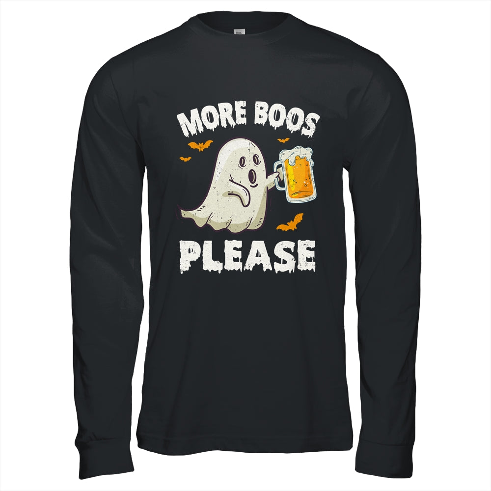 Retro More Boos Please Ghost Beer Halloween Costume Men Shirt & Hoodie | teecentury