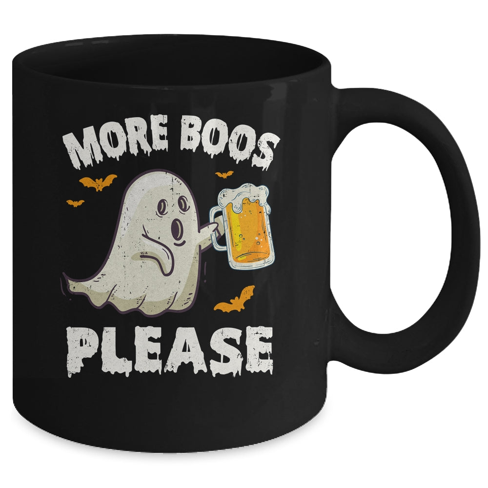 Retro More Boos Please Ghost Beer Halloween Costume Men Mug | teecentury