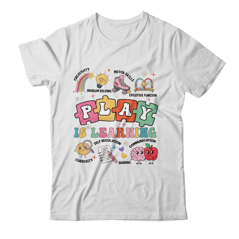 Retro Play Is Learning Kindergarten Teacher Team Women Shirt & Hoodie | teecentury