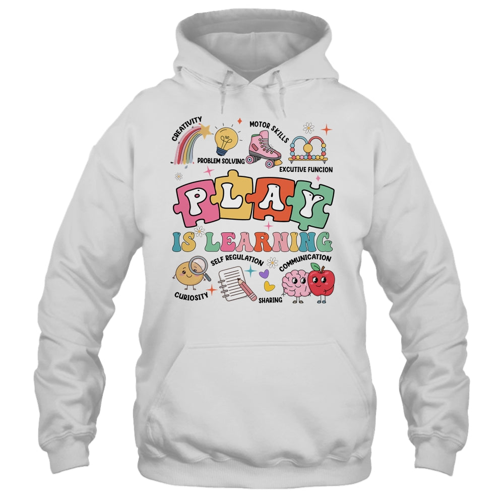 Retro Play Is Learning Kindergarten Teacher Team Women Shirt & Hoodie | teecentury