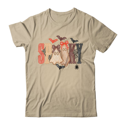 Retro Preppy Spooky Ghost Cute Halloween Coquette Boo Spooky Shirt & Sweatshirt | teecentury