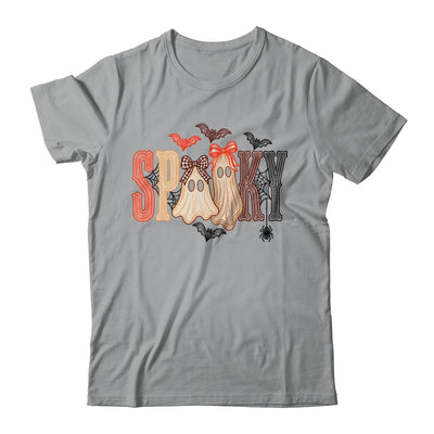 Retro Preppy Spooky Ghost Cute Halloween Coquette Boo Spooky Shirt & Sweatshirt | teecentury