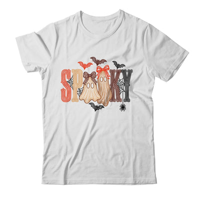Retro Preppy Spooky Ghost Cute Halloween Coquette Boo Spooky Shirt & Sweatshirt | teecentury
