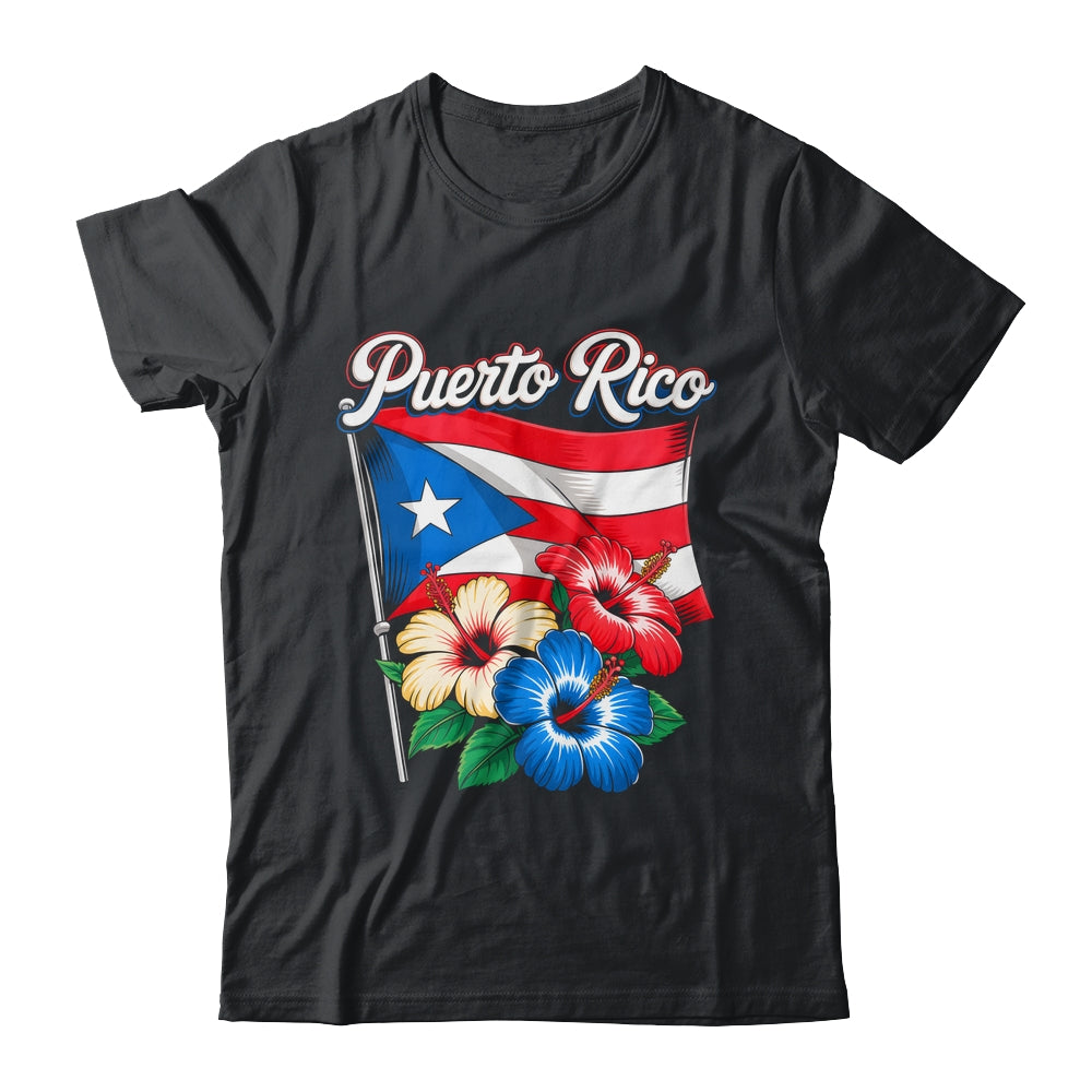 Retro Puerto Rico Flag Hispanic Heritage Month Boricua Rican Shirt & Tank Top | teecentury
