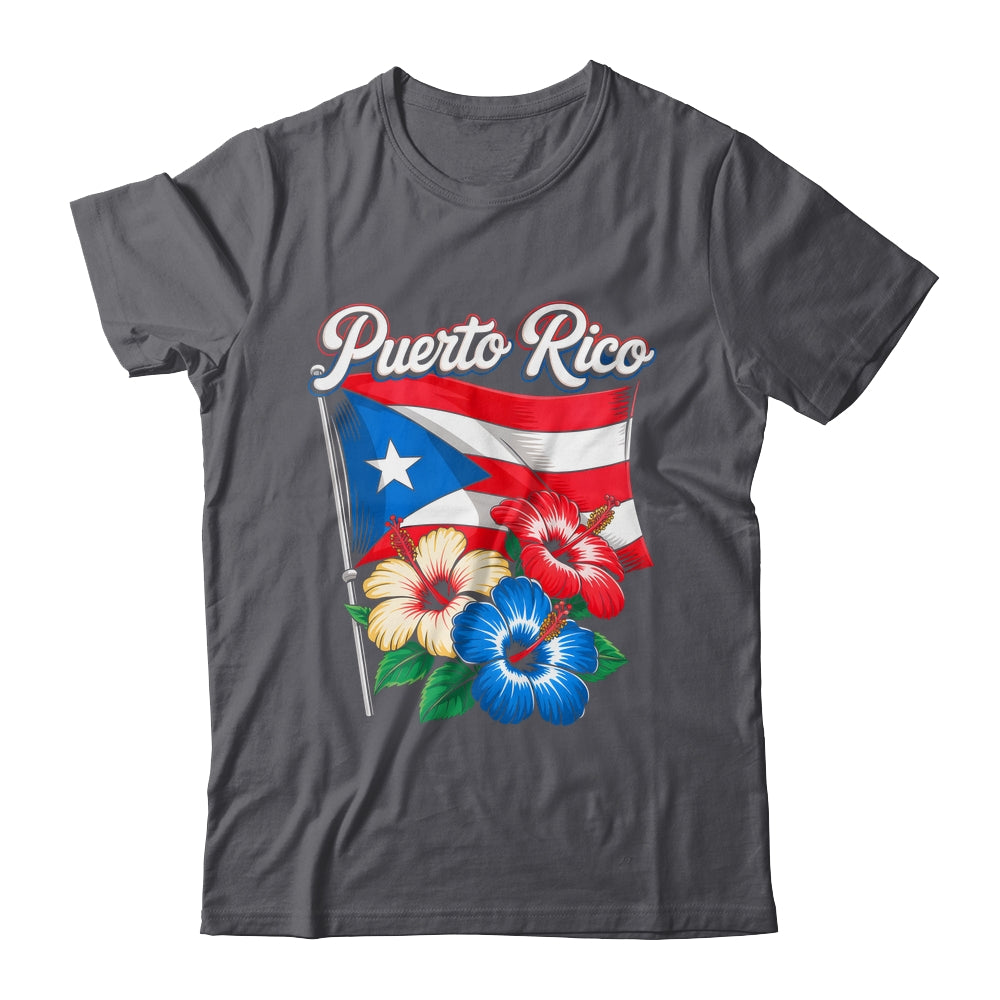 Retro Puerto Rico Flag Hispanic Heritage Month Boricua Rican Shirt & Tank Top | teecentury