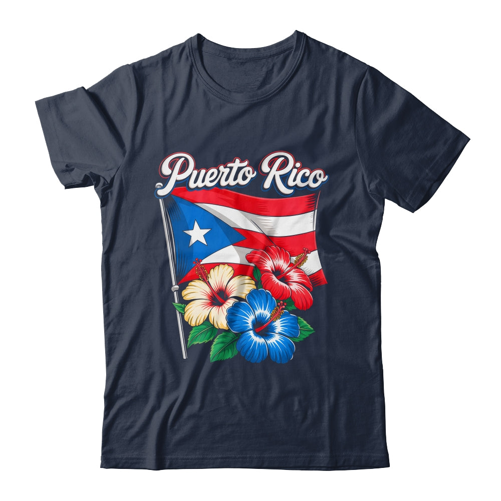 Retro Puerto Rico Flag Hispanic Heritage Month Boricua Rican Shirt & Tank Top | teecentury