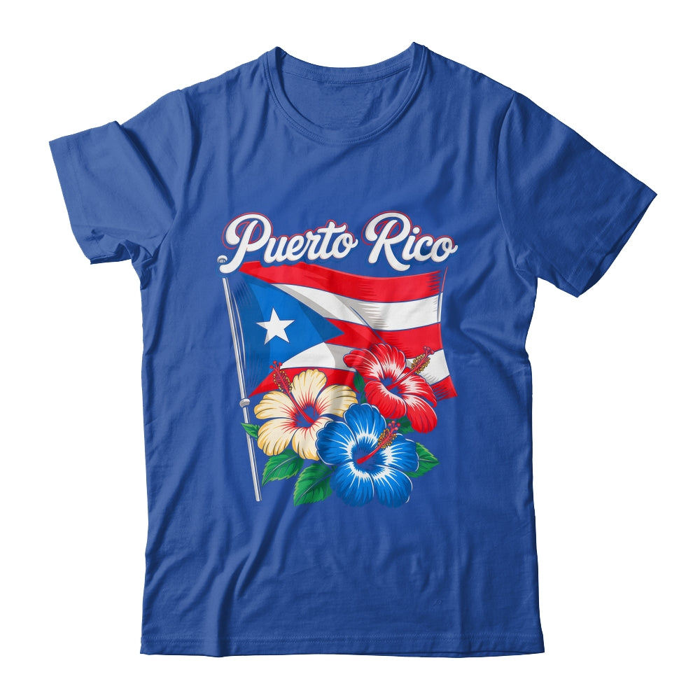 Retro Puerto Rico Flag Hispanic Heritage Month Boricua Rican Shirt & Tank Top | teecentury