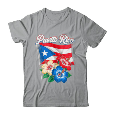 Retro Puerto Rico Flag Hispanic Heritage Month Boricua Rican Shirt & Tank Top | teecentury