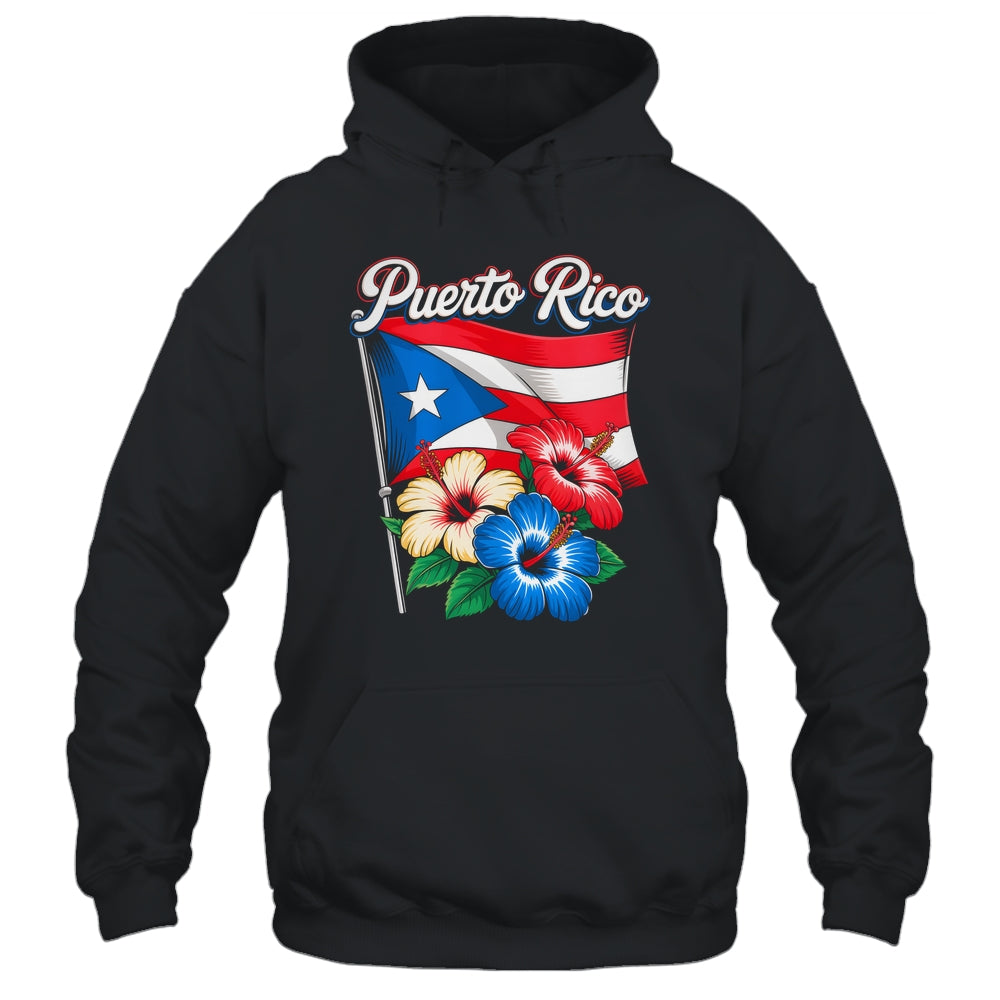 Retro Puerto Rico Flag Hispanic Heritage Month Boricua Rican Shirt & Tank Top | teecentury