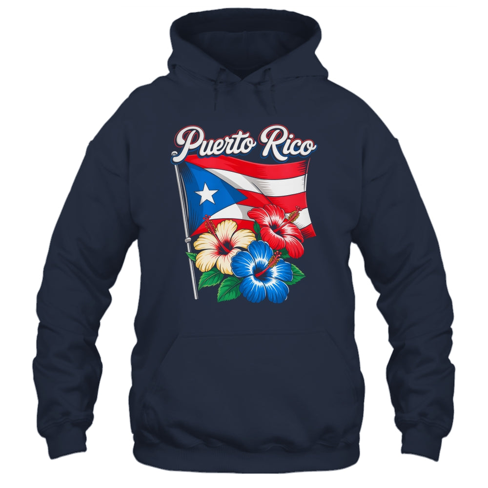 Retro Puerto Rico Flag Hispanic Heritage Month Boricua Rican Shirt & Tank Top | teecentury