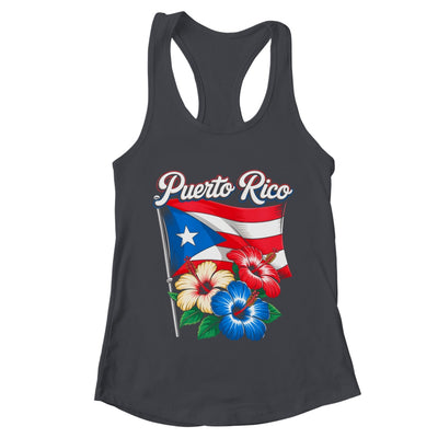 Retro Puerto Rico Flag Hispanic Heritage Month Boricua Rican Shirt & Tank Top | teecentury