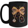 Retro Pumpkin Nurse Life Stethoscope Fall Autumn Coquette Bow Nurse Mug | teecentury