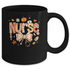 Retro Pumpkin Nurse Life Stethoscope Fall Autumn Funny Nurse Mug | teecentury