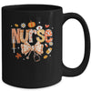 Retro Pumpkin Nurse Life Stethoscope Fall Autumn Funny Nurse Mug | teecentury