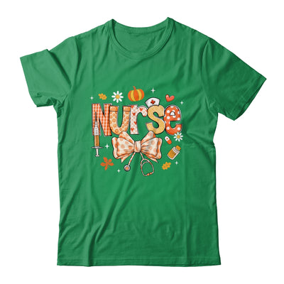 Retro Pumpkin Nurse Life Stethoscope Fall Autumn Funny Nurse Shirt & Sweatshirt | teecentury