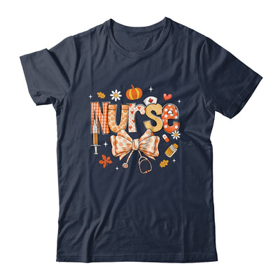 Retro Pumpkin Nurse Life Stethoscope Fall Autumn Funny Nurse Shirt & Sweatshirt | teecentury