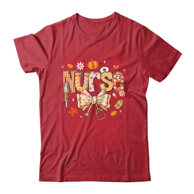 Retro Pumpkin Nurse Life Stethoscope Fall Autumn Funny Nurse Shirt & Sweatshirt | teecentury