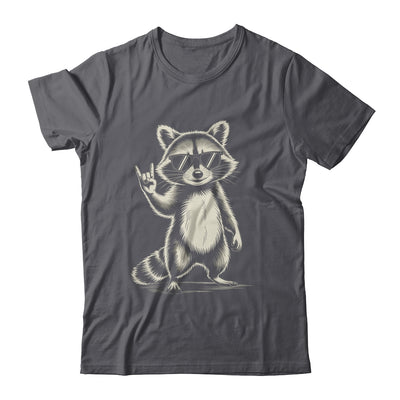 Retro Raccoon Rock Music For Men Women Funny Raccoon Shirt & Tank Top | teecentury