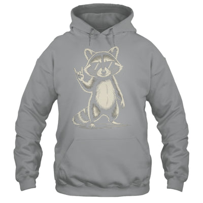 Retro Raccoon Rock Music For Men Women Funny Raccoon Shirt & Tank Top | teecentury
