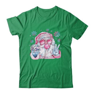 Retro Santa Christmas Blowing Bubble Funny Santa Sunglasses Shirt & Sweatshirt | teecentury