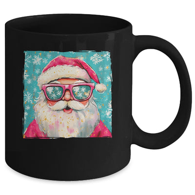Retro Santa Claus Christmas Funny Sunglasses Xmas Vintage Mug | teecentury