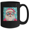 Retro Santa Claus Christmas Funny Sunglasses Xmas Vintage Mug | teecentury