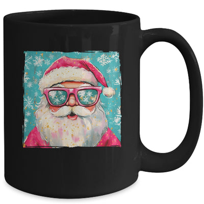Retro Santa Claus Christmas Funny Sunglasses Xmas Vintage Mug | teecentury