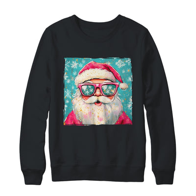 Retro Santa Claus Christmas Funny Sunglasses Xmas Vintage Shirt & Sweatshirt | teecentury