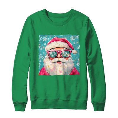 Retro Santa Claus Christmas Funny Sunglasses Xmas Vintage Shirt & Sweatshirt | teecentury