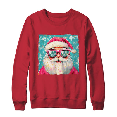 Retro Santa Claus Christmas Funny Sunglasses Xmas Vintage Shirt & Sweatshirt | teecentury